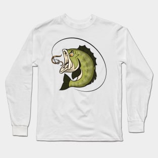 Big Bass Mouth Long Sleeve T-Shirt